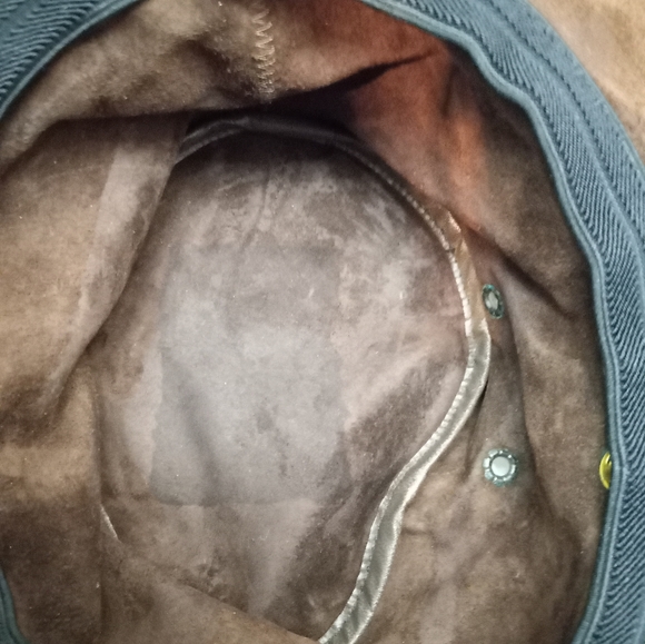 Barmah Aussie Sundowner Kangaroo Leather Waterproof Brown 12 1/2 in x 12 in Hat - Picture 5 of 12